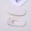 Clipes de Pato de Plástico Oval Brilhante Coloridos, Clipes Ondulados, Clipes para Franja, Acessórios de Clipe Base para Joias Artesanais DIY Atacado