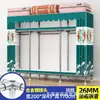 Guarda-roupa de aço de porta dupla extra-espesso, guarda-roupa simples, guarda-roupa de quarto extra-grande estilo chinês, guarda-roupa de cabeceira, armário de armazenamento e organização