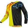Traje de Descenso Fox Jersey de Ciclismo Top de Manga Larga para Hombre Verano Traje de Motocicleta Todoterreno Camiseta Traje de Carreras Venta Directa
