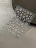 Adesivos para Unhas Série de Natal Embossados Desenho Animado Árvore de Natal Estrela de Cinco Pontas Laço Adesivos de Unha Adesivos Decoração Atacado