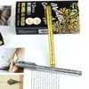 Pluma de pintura Guangna 550 pluma de pintura dorada y plateada pluma de manualidades a base de agua pluma para grafiti en tarjeta negra marcador para diario de estudiante