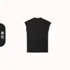 Top Colete Europeu Gola Redonda Pequena Manga Borboleta para Mulheres Verão 2025 Novo Tamanho Grande Cinza com Fio Elástico Camiseta Manga Curta