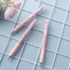 Nova Caneta de Exame Tulipa Rosa com Alto Valor Estético, Caneta Gel Girly Estilo Ins, Caneta Retrátil de Exame 0.5 Secagem Rápida