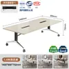 Mesa de Conferência, Mesa Longa, Mesa Dobrável Móvel com Rodas, Mesa de Treinamento Multifuncional, Mesa Longa, Mesa Grande, Mesa Modular
