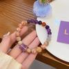 Nuevo Estilo Étnico Chino Pulsera de Cristal Púrpura Qi Donglai Diseño Simple Pulsera Bafanglai de Esmalte Coloreado Suministro en Vivo