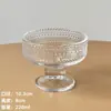 Tazón para Postre, Tazón para Yogur, Tazón Alto en Forma de Bola, Alto Valor Estético, Estilo Batido de Leche con Helado, Copa para Mousse, Copa para Pudín de Helado, Vidrio
