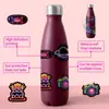 50 hojas de película láser, pegatinas de graffiti mixtas de luz de neón, pegatinas decorativas impermeables para vasos de agua, pegatinas de luz de neón al por mayor
