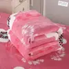 Manta de cuatro estaciones, manta de aire acondicionado, sábana y manta para cama de dormitorio estudiantil, manta de franela de doble uso, sábana y manta, transfronterizo