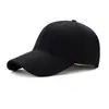 Chapéus Personalizados para Primavera e Verão, Bonés de Beisebol Unisex com Fita Mágica, Bonés de Beisebol Lisos para Uso Externo, Atacado Transfronteiriço, Cor Sólida Esportiva