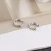 Pendientes con Corte de Rayo para Hombre, Modernos y Elegantes, Pendientes Creativos Chapados en Oro para Mujer, de Moda y Versátiles, Pendientes Creativos de Diamante