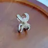 Anillo de Zirconia Micropavimentada Nuevo Transfronterizo Celebridad de Internet para Mujer, Anillo de Dedo Índice de Lujo Ligero de Moda de Gama Alta para Mujer con Apertura Ajustable