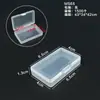 Caja de Almacenamiento Rectangular de Plástico PP, Caja Transparente para Piezas de Almacenamiento, Caja de Empaque para Productos Pequeños, Portátil al por Mayor
