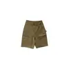 Yuyi 2026 Verano Nuevo Estilo Retro Shorts de Mezclilla Color Verde Militar para Mujer Shorts de Mezclilla de Pierna Recta Cx6257