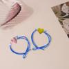 Estilo coreano Simples Asas de Amor Headwear Anel de Cabelo Corda de Cabelo Corda de Cabelo AliExpress Laço de Cabelo Elástico Multicolor Nó Cabelo