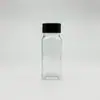 Botellas de Condimentos al por Mayor 100ml 150ml Botellas de Condimentos para Barbacoa Cúrcuma en Polvo Botellas de Plástico con Tapa abatible tipo mariposa con Agujeros