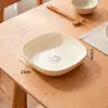 Plato para Huesos con una Apariencia Hermosa, Apto para Microondas y Lavavajillas, Plástico Doméstico Pp de Grado Alimenticio Plato para Postre y Fruta
