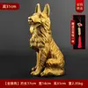 Adornos de Animales Latón Doce Signos del Zodiaco Latón Puro Perro Lobo Tamaño Grande Hogar Sala de Estar Estilo Chino Decoraciones Venta al por Mayor