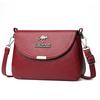 Bolsa Feminina Atacado 2023 Nova Bolsa Feminina Couro PU Bolsa Feminina Moda Elegante Múmia de Meia-Idade Bolsa Crossbody Bolsa Pequena