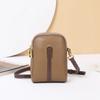 Moda Todo-partido Bolsa para Teléfono Móvil Mini Bolso Cruzado Nuevo Bolso de Cuero Genuino para Mujer Cartera Explosiva para Mujer Bolso de Hombro 9187