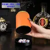 Dados Silent Gold Top Taza para Dados de Alta Gama Color Cuero Silencioso Set de Dados Ktv Bar Discoteca Taza con Colador Forrada de Felpa