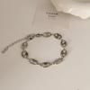 Pulseira de nariz feminina personalizada simples ins design de nicho japonês e coreano 2023 temperamento estilo frio pulseira de namoradas para estudantes