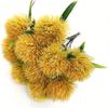 Flor Artificial Diente de León Individual Flor de Plástico Artificial Bola de Chalote Estilo Europeo Adornos Decoración Planta para el Hogar Arreglo Floral Jardinería
