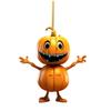 Calabaza Acrílica de Halloween Transfronteriza Colgante para Coche Nuevo Colgante para Espejo Retrovisor Calabaza Fantasma Colgante Plano