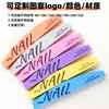Tira Frotadora de Esponja Doble Cara para Arte en Uñas Pulido Eliminación de Uñas Tira Pulidora para Uñas de Fototerapia Lima de Manicura Tira Lijadora Lima de Manicura Lavable