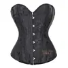 Corset estilo tribunal transfronteiriço, vestido de noite de noiva, peça íntima, body justo, corset de barbatanas abotoado, body modelador e realçador de busto