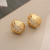 Pendientes de lujo con luz de aguja de plata S925, con incrustaciones de circonita de alta calidad, exquisitos pendientes de moda, pendientes de temperamento Joker para viajeros, venta al por mayor
