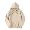 Nueva Sudadera con Capucha de Algodón de Primavera 300g para Hombre, Color Sólido, Corte Holgado, Chaqueta con Capucha para Hombre, Venta al por Mayor, Logo Impreso
