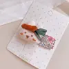 Hd537 Estilo Bosque Zanahoria Conejo Oso Pinza para el Cabello Goma para el Cabello Niños Banda para el Cabello Linda Banda Elástica Cuerda para el Cabello Accesorio Lateral para el Cabello