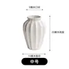 Vaso de Cerâmica Simples e de Alta Qualidade para Entrada de Sala de Estar, Ornamento para Arranjo de Flores, Recipiente para Flores Artificiais, Vaso Decorativo de Luxo Leve