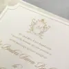 Invitaciones de Boda Personalizadas Terciopelo Seda Invitaciones de Boda de Alta Gama Tarjetas de Boda Estilo Ins de Alta Gama Estilo Occidental