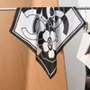 Bufanda de algodón y lino con estampado de espiga para primavera y otoño, pañuelo cuadrado pequeño para mujer de otoño e invierno, chal cálido versátil, bufanda de seda elegante, pañuelo para la cabeza