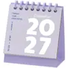 2027 Novo Ano Calendário Ano do Carneiro Mini Portátil Calendário de Mesa Estilo Ins Simples Moderno