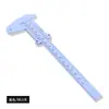 Bordado sobrancelha régua auxiliar design de tatuagem sobrancelha posicionamento padrão vernier caliper leve conveniente escala ferramenta de tatuagem clara