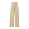 Calça Casual Reta de Outono Nova Moda Estilo Europeu e Americano para Mulheres, Versátil de Cintura Baixa, Slim-Fit, Perna Larga