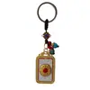 Colgante giratorio para llavero de coche, modelo nuevo, amuleto de nueve palacios y ocho trigramas de Xizang con mantra de seis caracteres, unisex