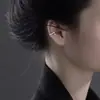 Pinzas para Orejas de Gama Alta para Mujeres Sin Perforaciones Estilo Normcore Japonés y Coreano Pinzas para Cartílago de la Oreja Nuevos Pendientes de Moda para Mujeres Sin Dolor ni Agujeros