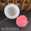 Molde de Silicone Rosa Dia dos Namorados 520 DIY Decorativo Chocolate Fondant Bolo Molde para Assar Vela de Aromaterapia