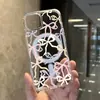 Fábrica de Origen Estuche Magnético para Teléfono Apple 16 con Lazo Degradado Girly Cubierta para iPhone 17 Impresión HD