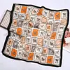 Bufanda de Terciopelo Popular Estilo Coreano Versátil Transfronteriza para Mujer en Otoño e Invierno Bufanda Cuadrada Multifuncional Chal Pañuelo para la Cabeza Cálido y Versátil Moda