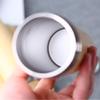 Taza Creativa de Bambú y Arcilla Púrpura, Taza Térmica de Acero Inoxidable, Taza Recta de Cerámica para Agua, Taza de Cáscara de Bambú, Taza para Uso en Oficina y Hogar, Aislamiento Térmico