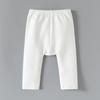 Leggings de Primavera y Otoño para Bebé, Algodón Puro Clase A, Pantalones Largos de Pierna Suelta para Recién Nacidos, Ropa Exterior Versátil de Color Sólido Unisex