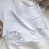 Nova Loja Qualidade Estilo Ins Outono e Inverno Cintura Alta Abdominal Algodão Roupa Íntima Feminina 7A Virilha Bacteriostática Sem Costura Calcinha