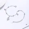 Colgante de Chica de Dibujos Animados Incrustado de Diamantes Pulsera de Circonita Joyería de Plata de Ley 925 para Mujer Diseño de Nicho Sentido de Lujo Ligero Sensación de Alta Gama Joyería de Mano