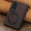 Adequado para capa de celular com carregamento sem fio Samsung Z Fold8, proteção de 360 graus, fivela de anel rotativa, capa com suporte de estrutura central magnética