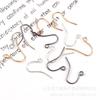 Mayoreo 200 materiales para abalorios DIY 8x20mm ganchos para oreja brillantes accesorios de joyería hechos a mano materiales para aretes