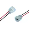 Arnés de cableado con casquillo de tuerca circular de 2P tipo C moldeado por inyección para instalación de toma USB-C con cableado de 24 AWG